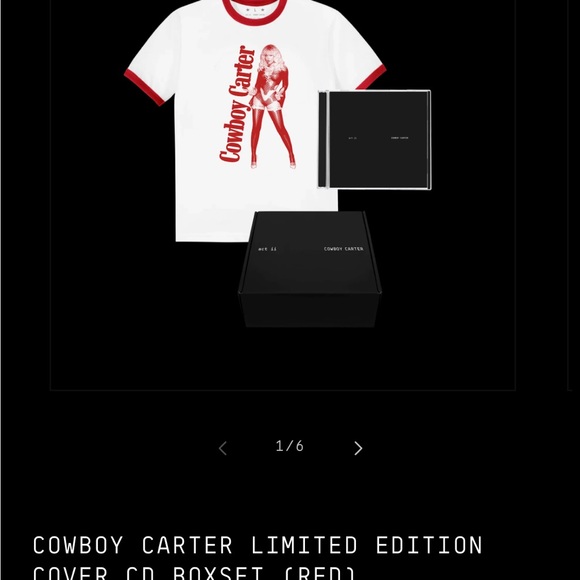 NWT Beyonce COWBOY CARTER LIMITED EDITION COVER CD BOXSET Red (READY TO SHIP!) - Picture 7 of 7